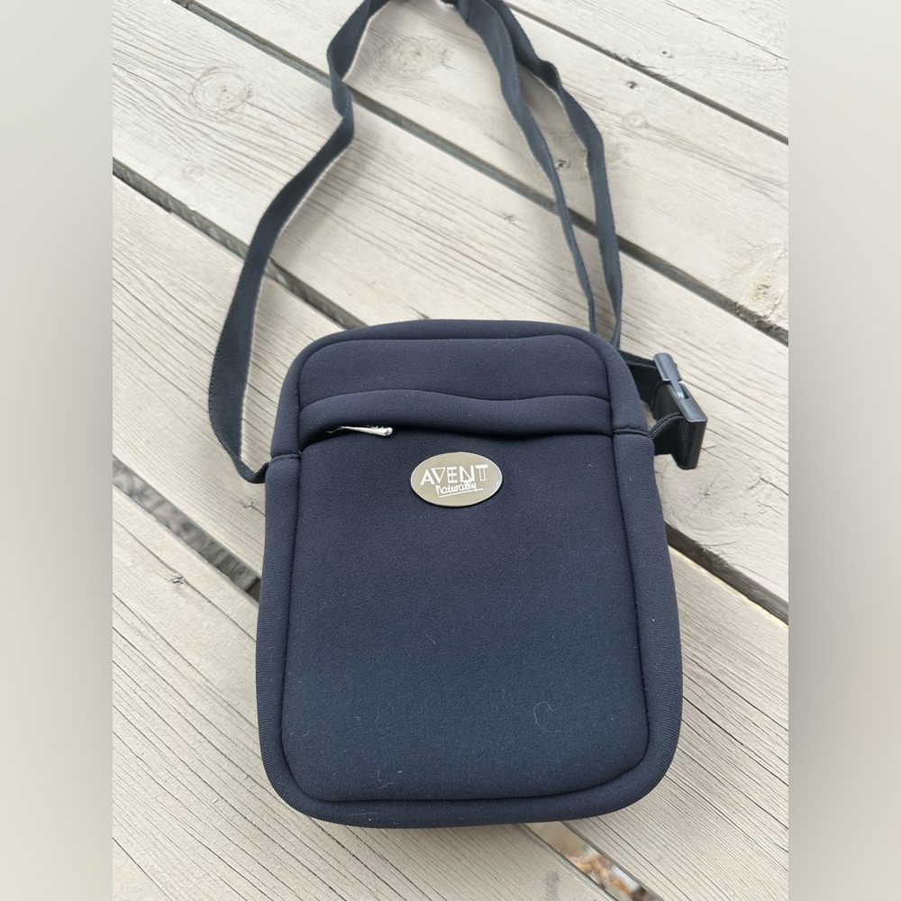 Philips Avent Black Neoprene ThermaBag Insulated Baby Bottle Cooler Bag